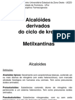 Alcalóides Ciclo de Krebs e Metilxantinas