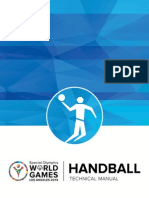 Special Olympics World Games Handball Technical Manual