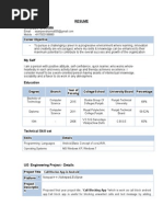 Resume Sanjeev Sharma: Career Objective