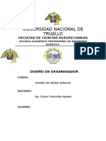 Diseño de Desarenador