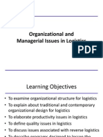 Chapter 4 - Organizational and Managerial Issues in Logistics PDF