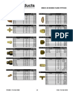 Brass 45 Degree Flare Fittings