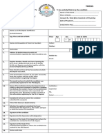 Application Form For Submission of PHD Thesis