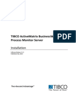 Installing TIBCO BWPM Server 2.1.2