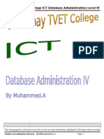 Ict Its4 09 0811 Monitor and Administer Database