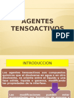 Agentes Tensoactivos