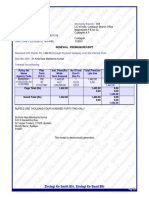 Renewal Premium Receipt: Collecting Branch: E-Mail: Phone: Transaction No.: Date (Time) : Servicing Branch