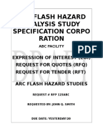 20 - Arc Flash Study Specification