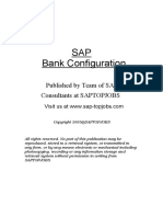 SAP FICO BanK Configuration 