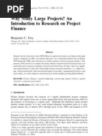 Project Finance Article (B Esty)