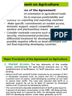 Agreement On Agriculture