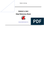 Cadsoft Eagle 4.16 Rev.2 Help Menu