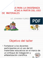 Estrategias para La Enseñanza de Las Ciencias A Partir Del Uso de Materiales