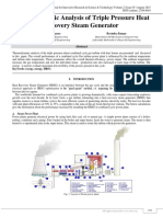 Thermodynamic Analysis of Triple Pressure Heat Recovery Steam Generator