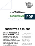 Fertilidad de Suelos Abonos Verdes JSBC