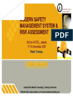 Modern Safety Management System & Risk Assessmentrisk Assessment Mix