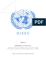 Disec - Militarization of The Arctic - Study Guide