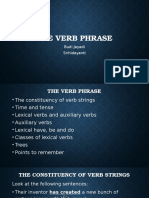 The Verb Phrase