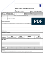 Halfaya Oil Field Surface Facility Phase III Project: Request For Inspection (Rfi)