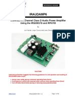 iraudamp6 - 250W/8Ω x 2 Channel Class D Audio Power Amplifier Using the IRS20957S and IRF6785