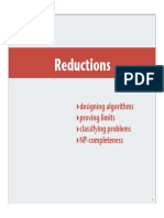 Reductions: Designing Algorithms Proving Limits Classifying Problems NP-completeness