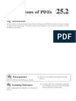 Applications of Partial Differential Equations