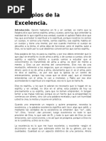 Principios de La Excelencia