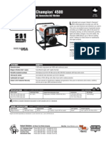 Spec Sheet - Champion 4500