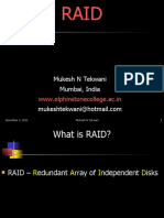 RAID - Redundant Array of Independent Disks