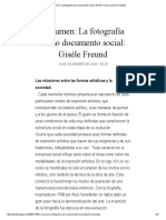 Resumen La Fotografía Como Documento Social de Giséle Freund