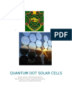 Quantum Dot Solar Cells