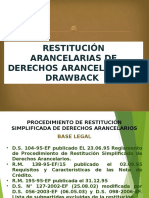 Restitución y Drawback