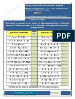 Sudoku Operaciones Combinadas