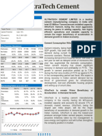 Ultratech Cement Report