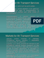 Markets For Air Transport Services