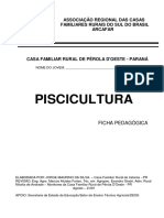 Ficha Pedagógica - Piscicultura - PR