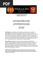 Diversidad Cultural y Lingüística de Venezuela - Registro y Revitalización de Lenguas Minoritarias