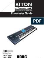 Korg Triton Extreme Parameter Guide