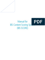 IBS Score Manual