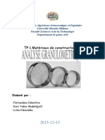 TP Analyse Granulometrique Par Tamisage