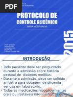 Protocolo de Controle Glicêmico