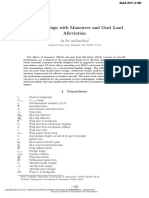 Aircraft Design With Maneuver and Gust Load Alleviation