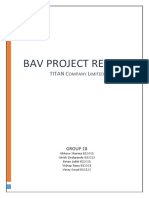 Project Report - Titan Company Limited - Group 18