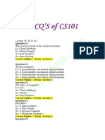 MCQ MCQ MCQ MCQ''''S of CS101 S of CS101 S of CS101 S of CS101