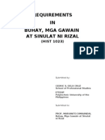 Discussion and Position Paper - Rizal