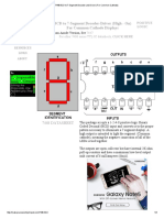 7448 BCD To 7-Segment Decoder and Driver (For Common Cathode)