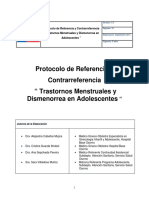 Protocolo RCR Trastornos Menstruales y Dismenorrea