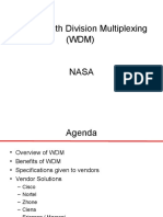 Wavelength Division Multiplexing (WDM)