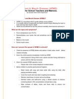 Hand Foot Mouth Disease (HFMD) For Teachers