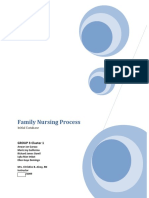 Family Nursing Process: Initial Database